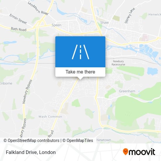 Falkland Drive map