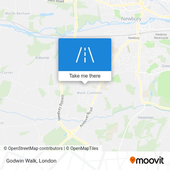 Godwin Walk map
