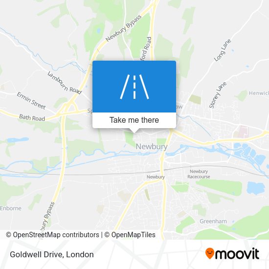 Goldwell Drive map
