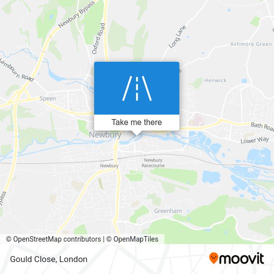 Gould Close map