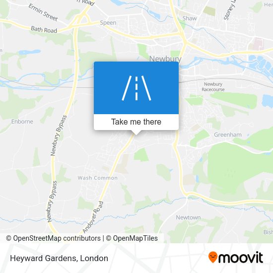 Heyward Gardens map