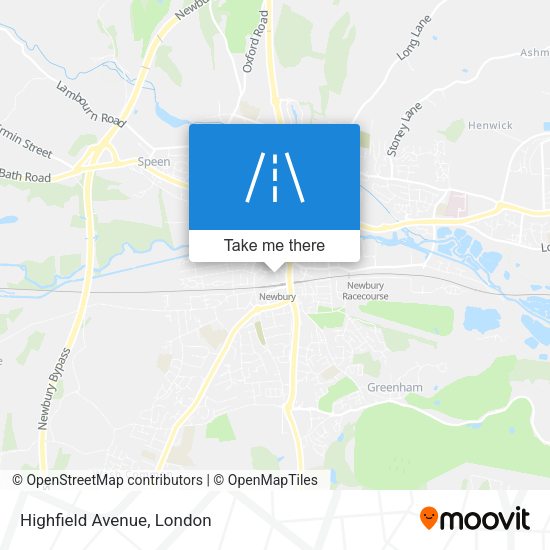 Highfield Avenue map