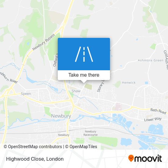 Highwood Close map