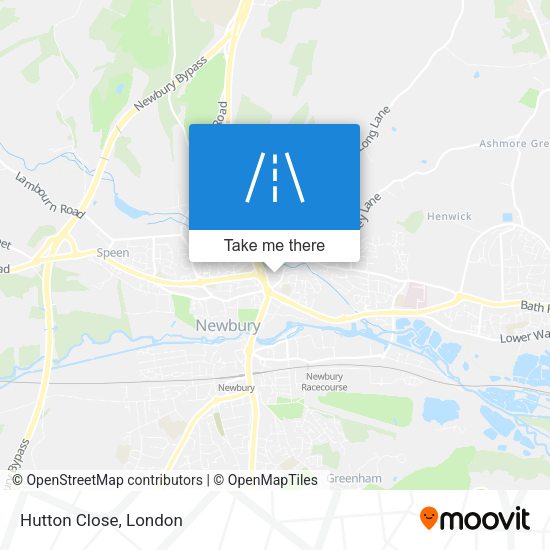 Hutton Close map