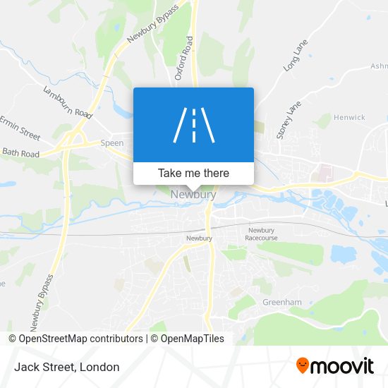 Jack Street map