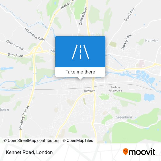 Kennet Road map
