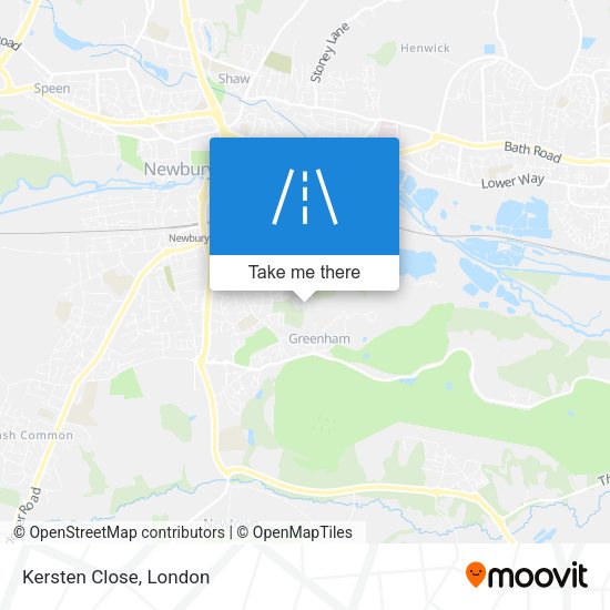Kersten Close map