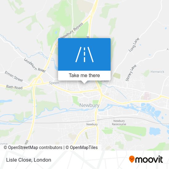 Lisle Close map