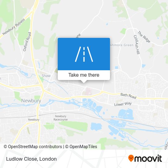 Ludlow Close map