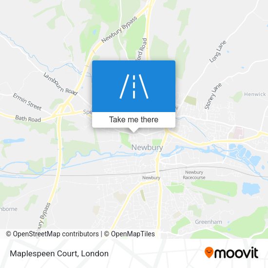Maplespeen Court map