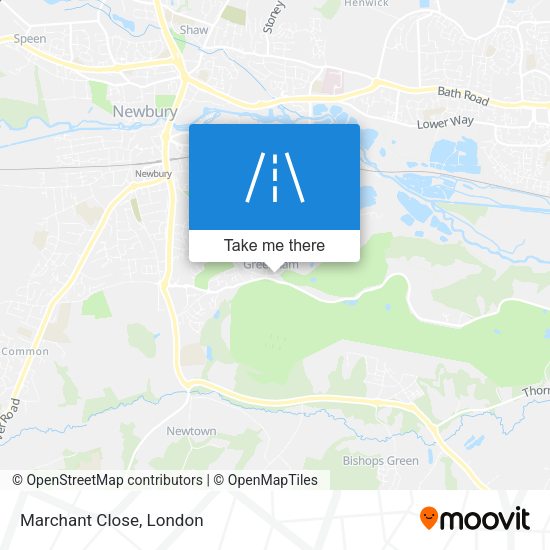 Marchant Close map