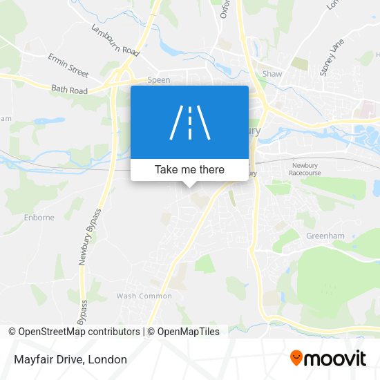 Mayfair Drive map