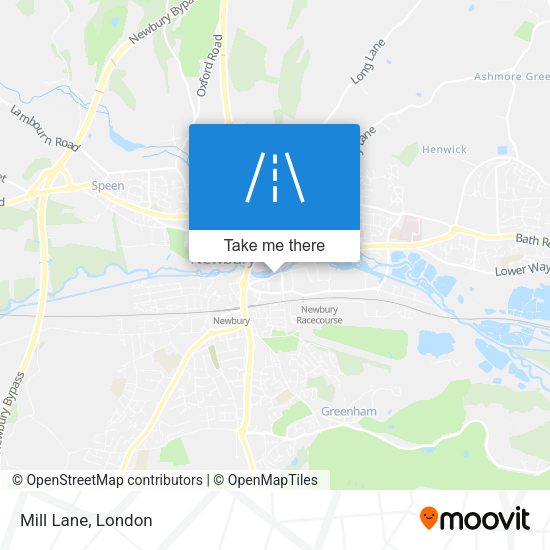 Mill Lane map