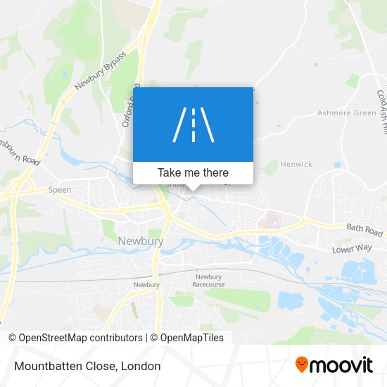 Mountbatten Close map