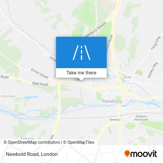 Newbold Road map
