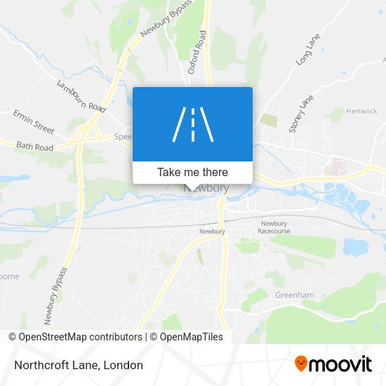 Northcroft Lane map
