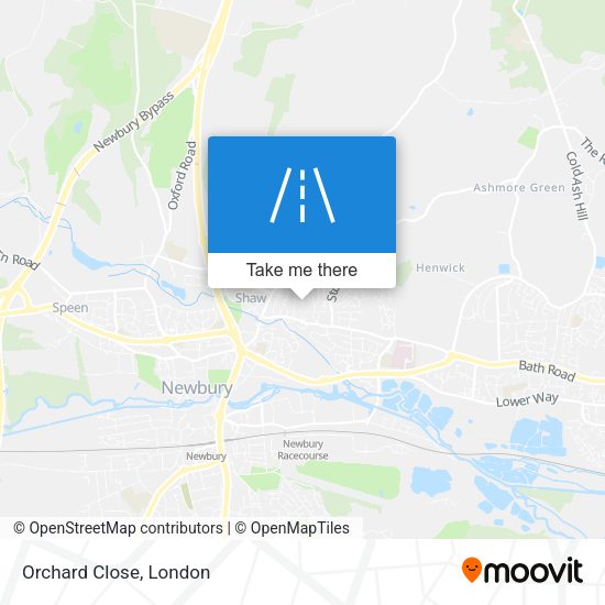 Orchard Close map