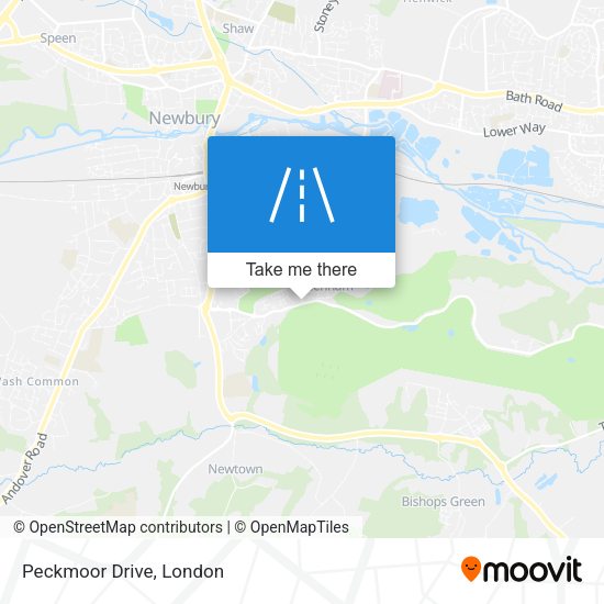 Peckmoor Drive map