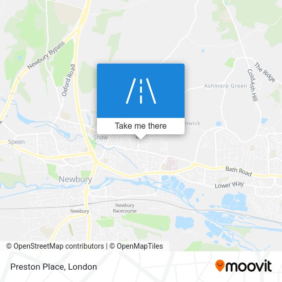 Preston Place map
