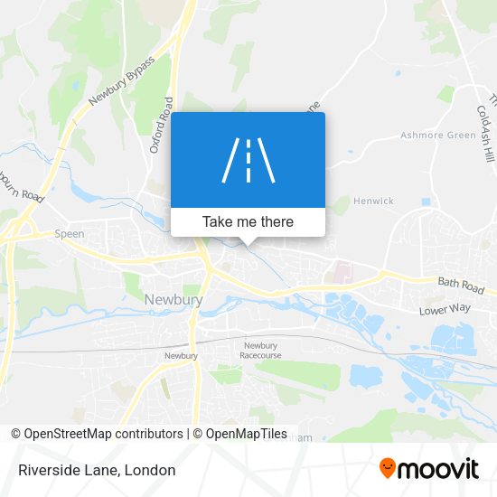 Riverside Lane map