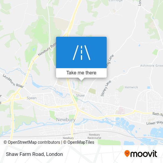 Shaw Farm Road map