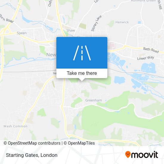 Starting Gates map
