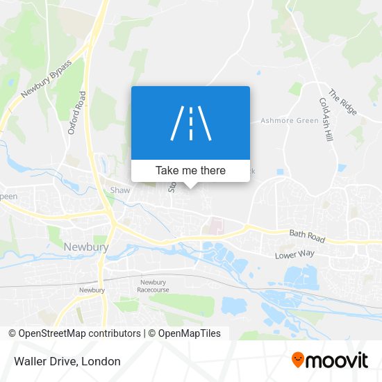 Waller Drive map