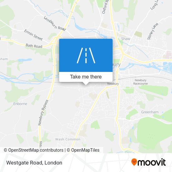 Westgate Road map