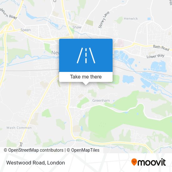 Westwood Road map