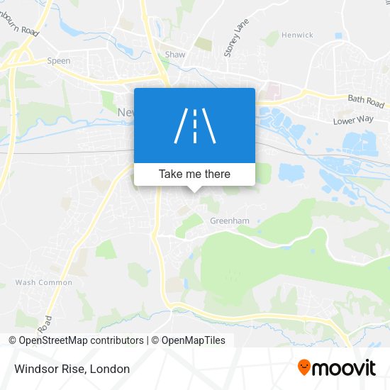 Windsor Rise map