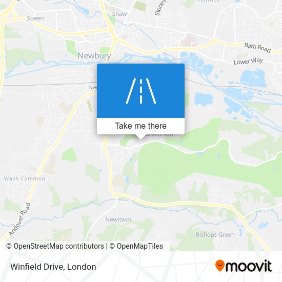 Winfield Drive map