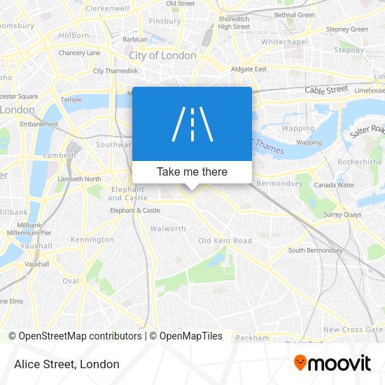 Alice Street map