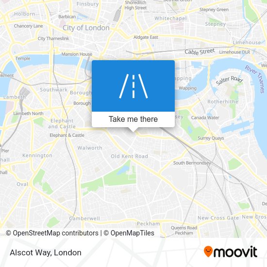 Alscot Way map