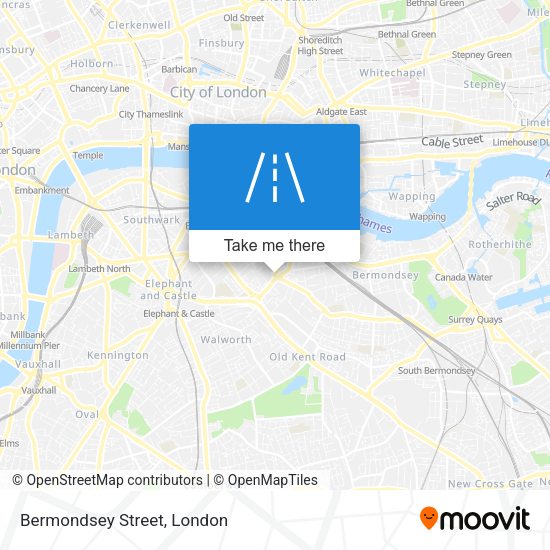 Bermondsey Street map