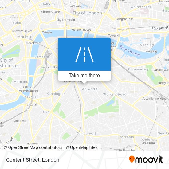 Content Street map