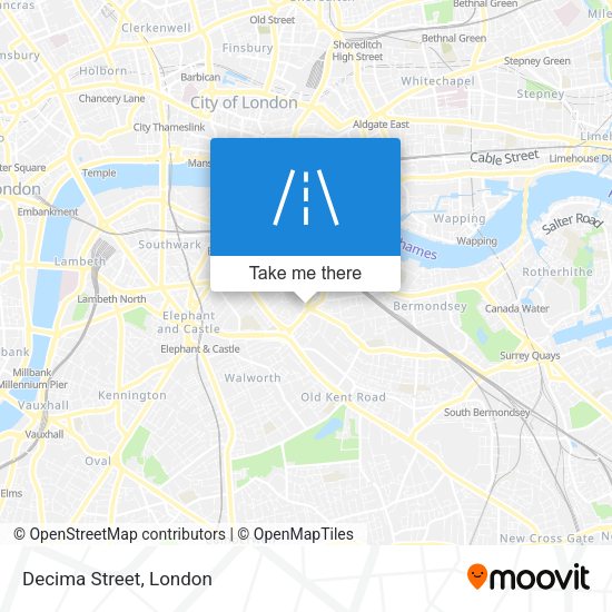 Decima Street map
