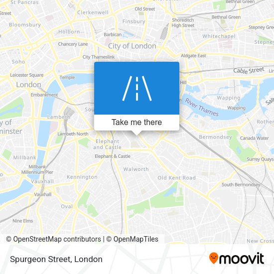 Spurgeon Street map