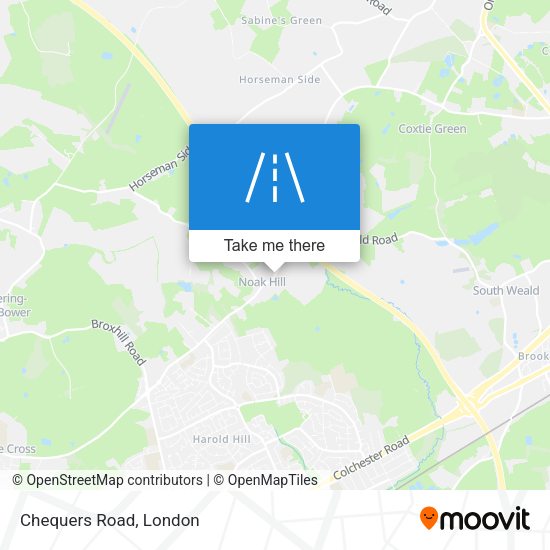 Chequers Road map