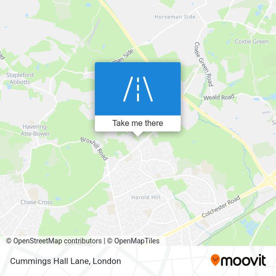 Cummings Hall Lane map