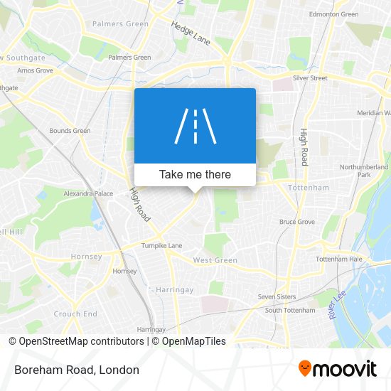 Boreham Road map