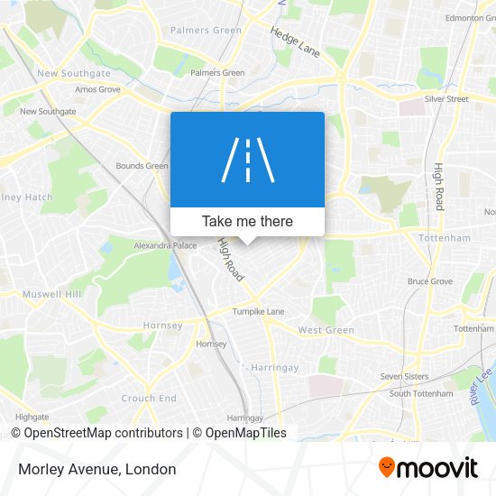 Morley Avenue map