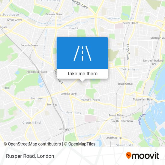 Rusper Road map