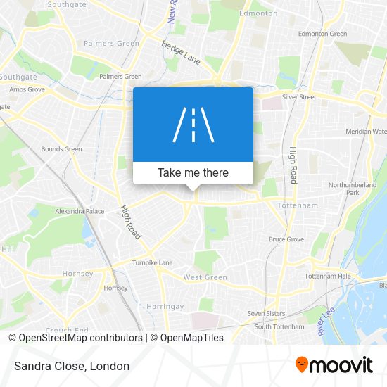 Sandra Close map