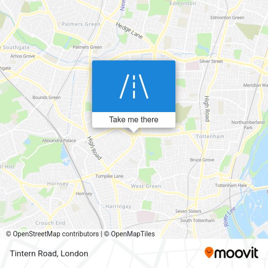Tintern Road map