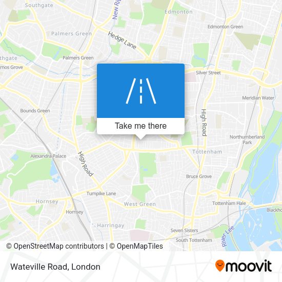 Wateville Road map