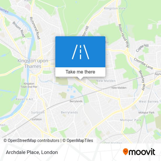 Archdale Place map