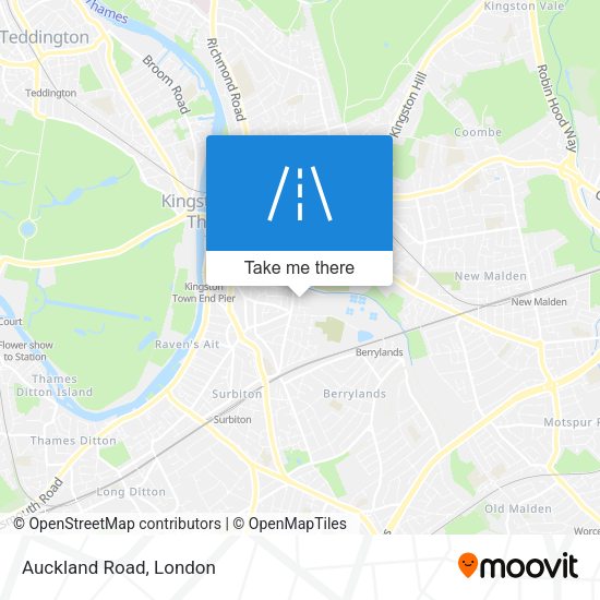 Auckland Road map