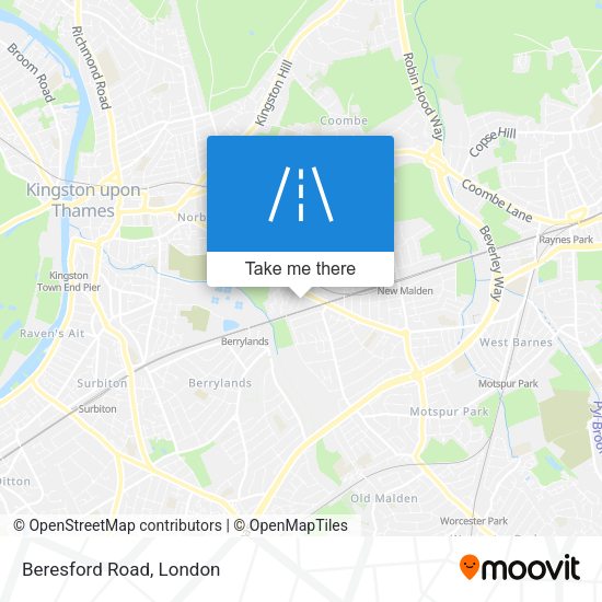Beresford Road map