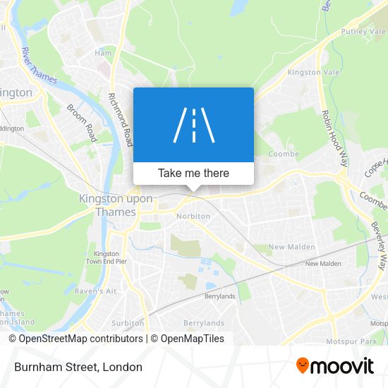 Burnham Street map