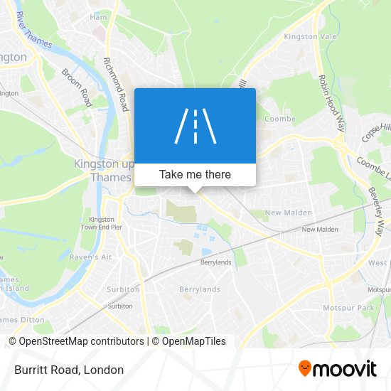 Burritt Road map